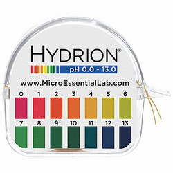 Hydrion pH Paper,15 ft L,0 to 13 pH M1313