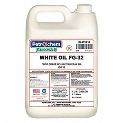 Petrochem Mineral Hydraulic Oil,Food Grade,1 gal.  WO FG-32-001