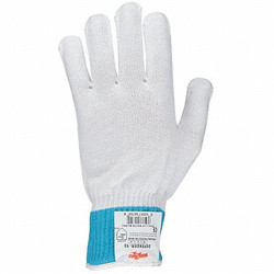 Whizard Cut Resistant Glove,White,Reversible,S  135479-LS