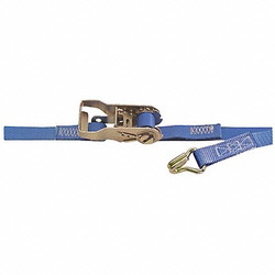 Kinedyne Tie Down Strap,Wire-Hook,Blue 712081PKGRA