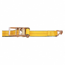 Kinedyne Ratchet Strap,Wire-Hook,Yellow 592736GRA