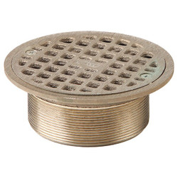 Jay R. Smith Manufacturing Floor Drain Strainer,Round,6In Dia A06NB