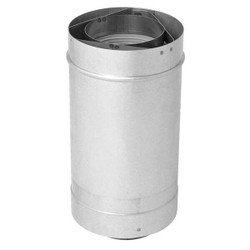 Metal Fab Waterheater Vent Pipe,6 in L RTG20151GW