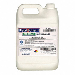 Petrochem Syn Hydraulic Oil,Food Grade,1gal,ISO 46  HYSN FGH-46-001