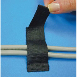Velcro Brand Strap Roll,Black,2 1/2 in L,1 in W, PK25 CCK/25