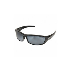Edge Eyewear Safety Glasses, Silver, Mirrored, Black SR117