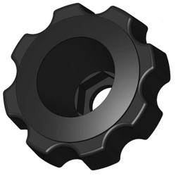 Innovative Components Hand Knob,Through Hole, GNH4-HEXF6-----
