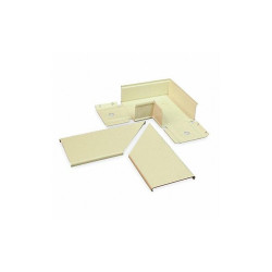 Legrand Flat Elbow, 90 deg.,Ivory,Steel,Elbows V3011E