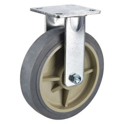 Sim Supply Standard Plate Caster,Rigid,600 lb.  P21R-PRP080R-14