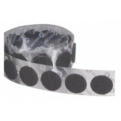 Velcro Brand 1-3/8 Dia. Loop Black Adhesive Dots, 600 pk. (192343)