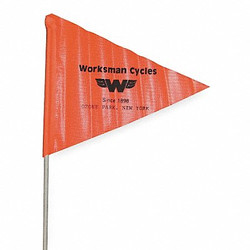 Worksman Safety Flag on Pole 3978PC