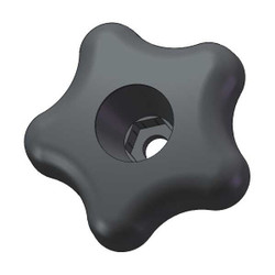 Innovative Components Hand Knob,Through Hole, GNH4-HEX5SA----
