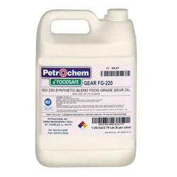 Petrochem Gear Lubricant,1 gal,Visc 220  FOODSAFE GEAR FG-220-001