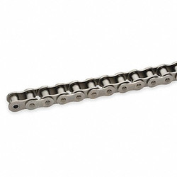 Tsubaki Roller Chain,10ft,Riveted Pin,SS 80SSRB