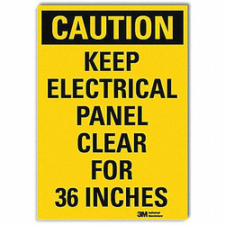 Lyle Caution Sign,14x10in,Reflective Sheeting U1-1059-RD_10X14