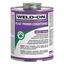 Weld-On Primer Conditioner,Purple,8 Oz,PVC,CPVC 13999