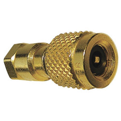 Jb Industries Quick Coupler, 180 Deg, 3 in L, Brass QC-S4B