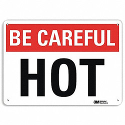 Lyle Safety Sign,7 in x 10 in,Aluminum U7-1014-RA_10X7