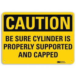 Lyle Safety Sign,7 in x 10 in,Aluminum U4-1076-RA_10X7