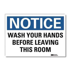 Lyle Notice Sign,5inx7in,Reflective Sheeting U5-1614-RD_7X5