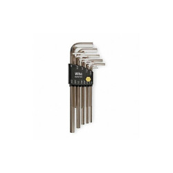 Wiha HexKeySt, L, 3 in to 6 15/16 in 35295