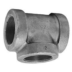 Anvil Tee, Cast Iron, 1/2 in Pipe Size, FNPT 0300031606