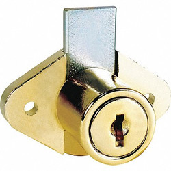 Compx National Cabinet Drawer Dead Bolt Lock,Gld,Round C8803-KD-3