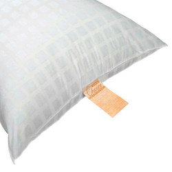 R & R Textile Pillow,37 in L,White X11202