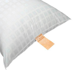 R & R Textile Pillow, King , 37x21 In., White X11202