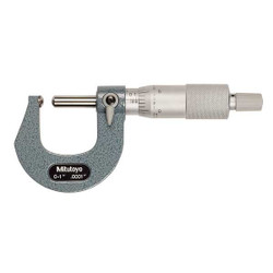 Mitutoyo Scherical Anvil/Spindle Micrometer,0- In 115-253