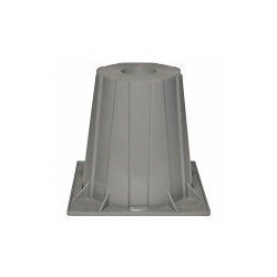 Diversitech Heat Pump Riser, 500 lb Limit, Gray HPR-6