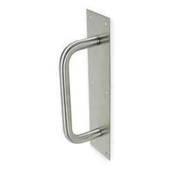 Rockwood Pull Plate,Barrier-Free,Aluminum BF107 X 70B.28