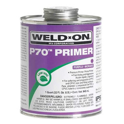 Weld-On Primer,Purple,16 Oz,PVC and CPVC  13995