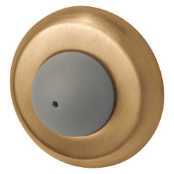 Rockwood Convex Door Stop,Wall Mount,Satin Bronze 406.10