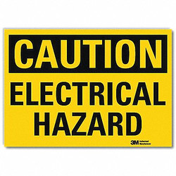 Lyle Caution Sign,5inx7in,Reflective Sheeting U4-1254-RD_7X5