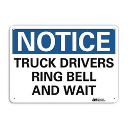 Lyle Notice Sign,7 in x 10 in,Aluminum U5-1580-RA_10X7