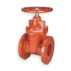 Nibco Gate Valve,Class 125,6 In.,Flange F619RW 6