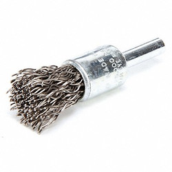 Weiler Crimped Wire End Brush,Stainless Steel 96105
