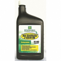 Renewable Lubricants 2-Cycle Engine Oil,Bio-Synthetic,1qt 85201