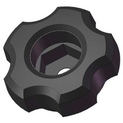 Innovative Components Hand Knob,Through Hole, GNH6-HEXF4-----