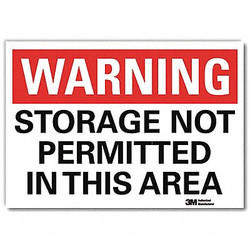 Lyle Warning Sign,5inx7in,Reflective Sheeting U6-1230-RD_7X5