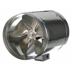 Tjernlund Products Steel 12"D,15.6"H,12"W Inline Duct Fan EF-12