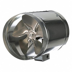 Tjernlund Products Steel 12"D,15.6"H,12"W Inline Duct Fan EF-12