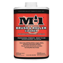 M-1 Brush Cleaner,1 qt Bottle, Water Base 60932M