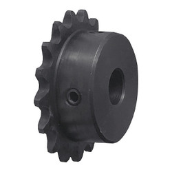 Tsubaki Roller Chain Sprocket,Fixed Bore 35B16F-1/2