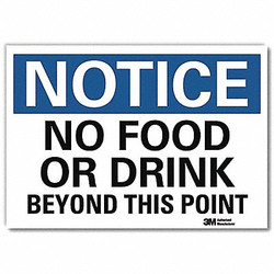 Lyle Notice Sign,5inx7in,Reflective Sheeting U5-1375-RD_7X5