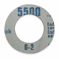 Garlock Gasket,Ring,6 In,Inorganic Fiber,Gray 37555-0106