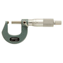 Mitutoyo Spherical Anvil Micrometer,0-1 In  115-153