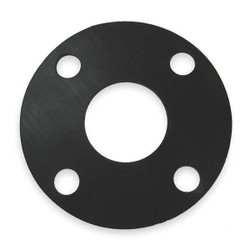 Manufacturer Varies Gasket,Full Face,1 In,Neoprene,Black 9071FF-0150-125-0100