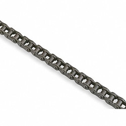 Tsubaki Roller Chain,10ft,Riveted Pin,Steel 100-10